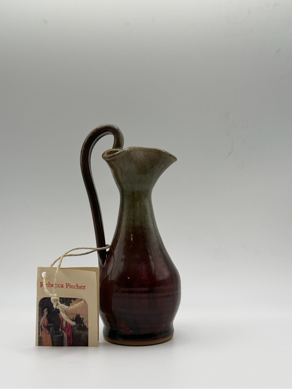 Vintage Hand Thrown Nichols Pottery (NC) Rebecca Pitcher (Signed)